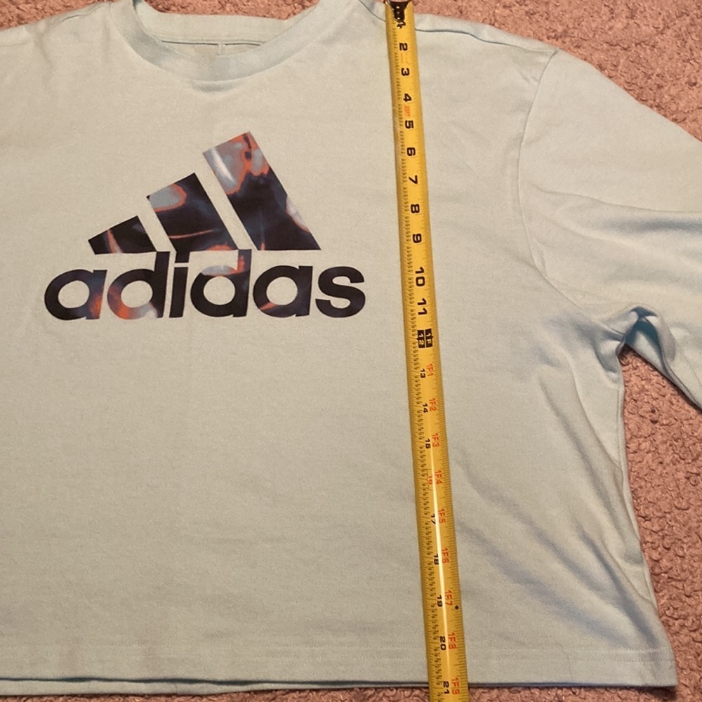 EUC ADIDAS Womens Cropped Top - size Large - Picture 5 of 8